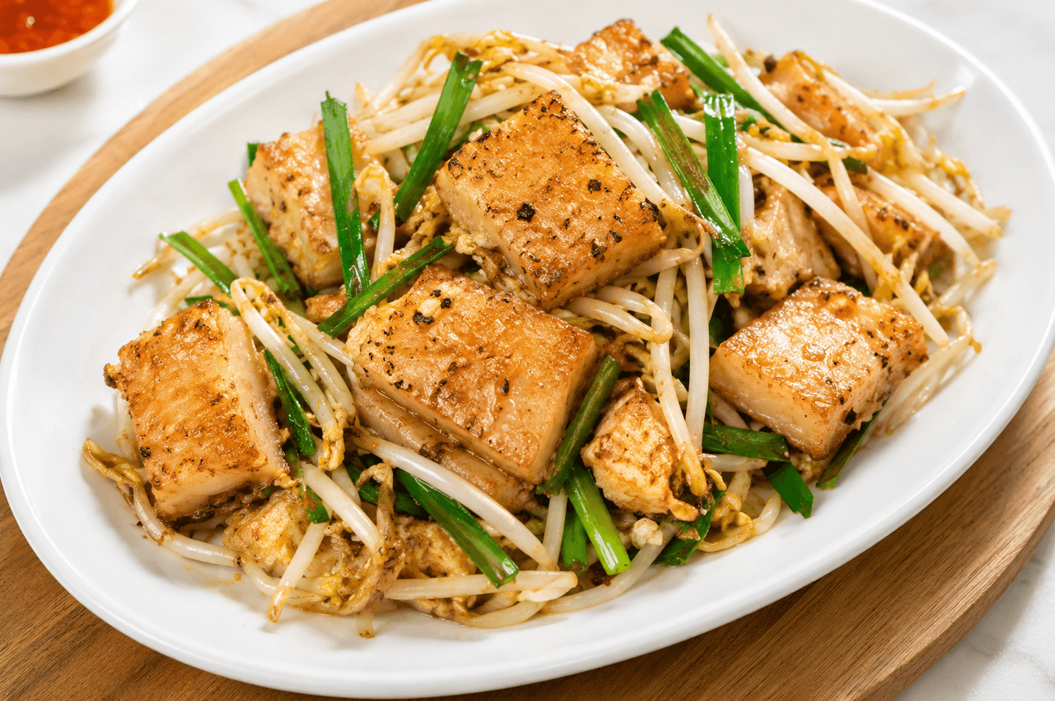 Foo Hou Dim Sum 香炒萝卜糕 Fried Radish Cake