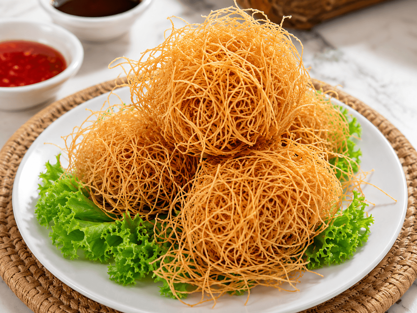 Foo Hou Dim Sum 龙须虾卷 Long Xu Prawn Rolls