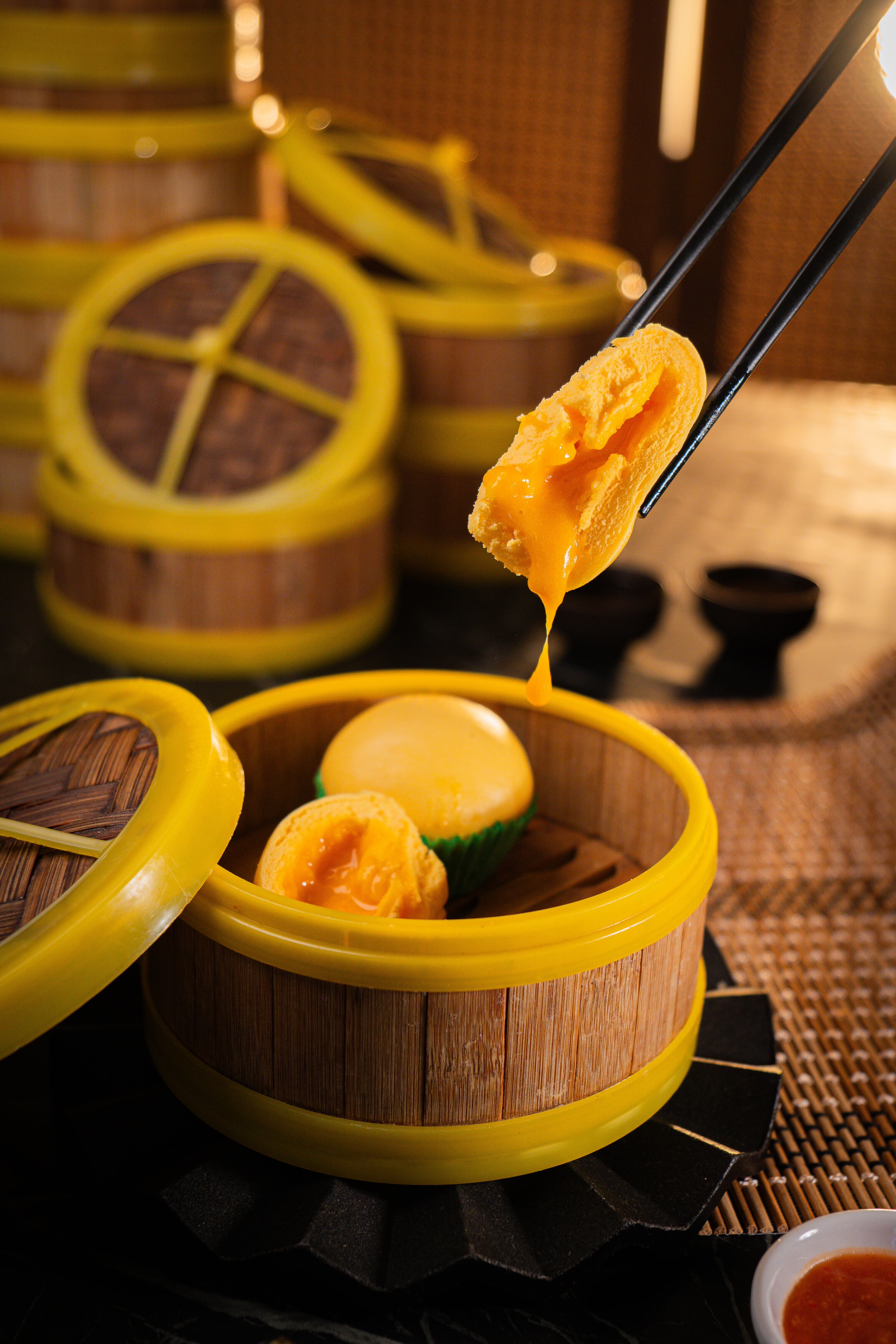 Foo Hou Dim Sum molten salted egg yolk bun liu sha bao