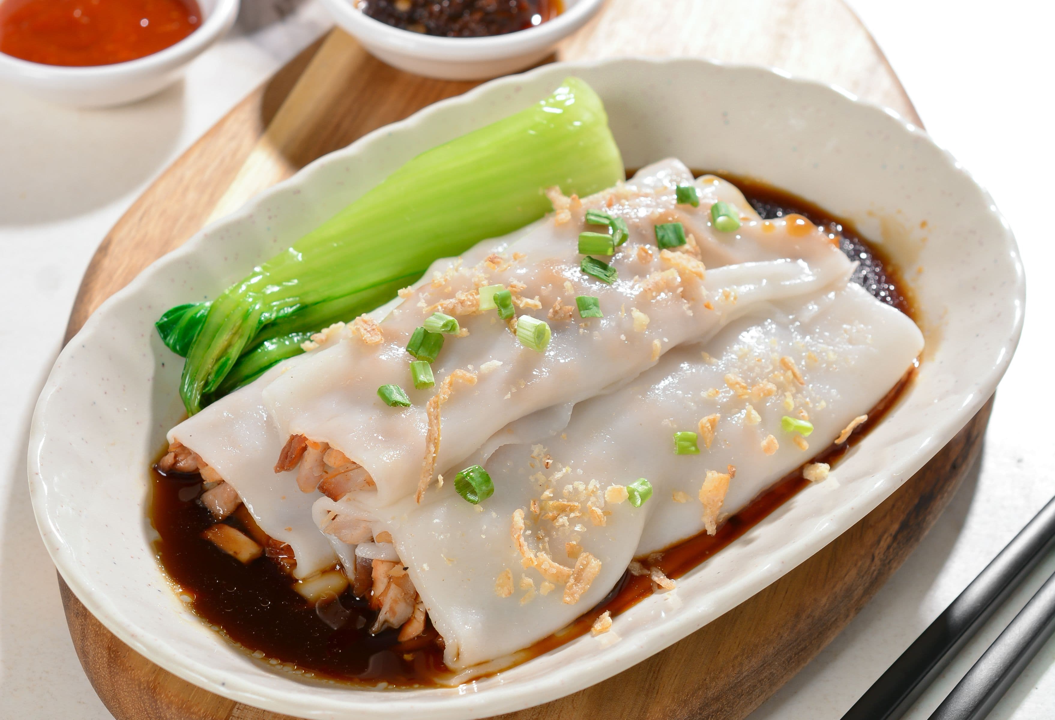 Foo Hou Dim Sum 叉烧肠粉 BBQ Pork (Cheong Fun)