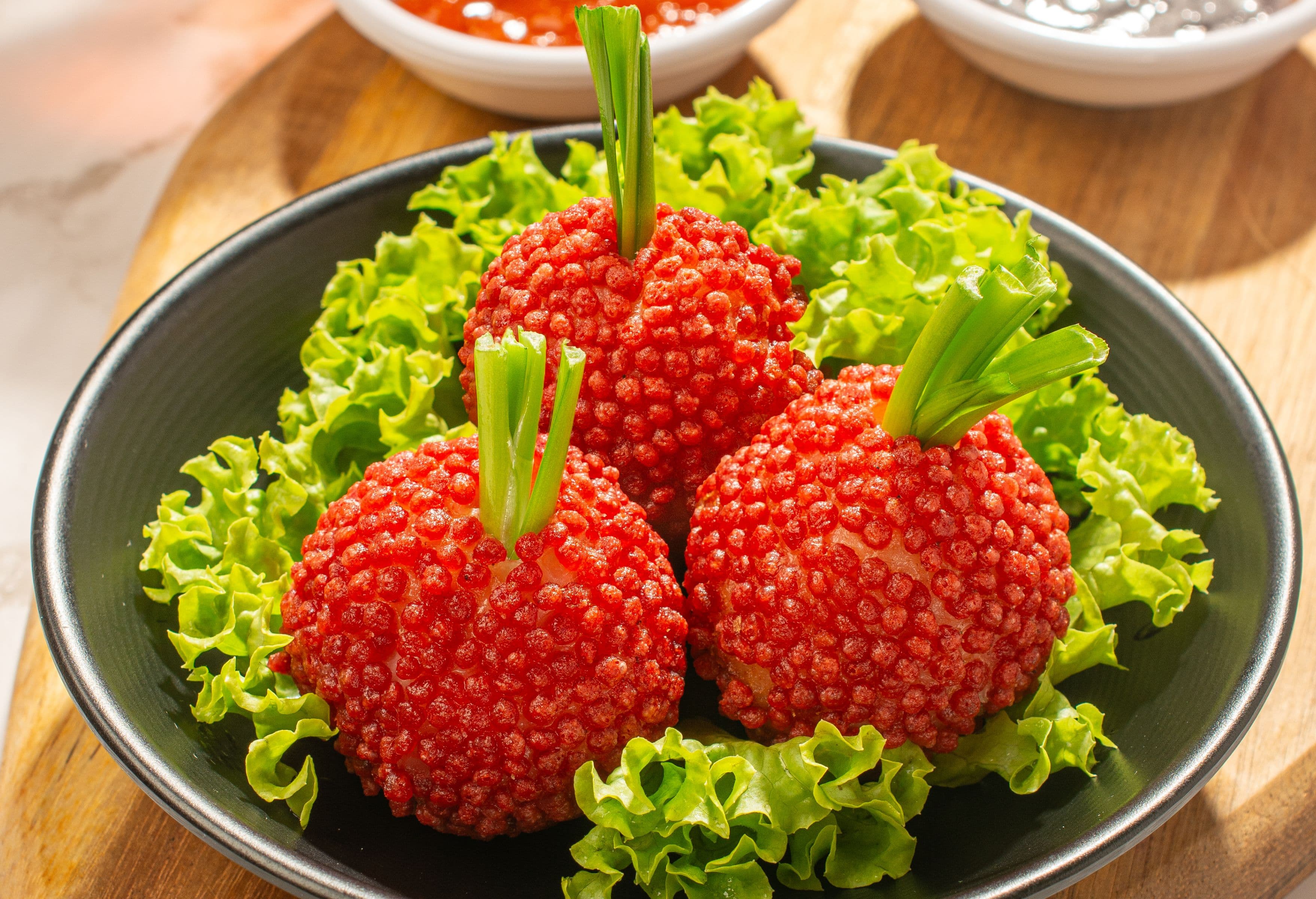 Foo Hou Dim Sum 芝士荔枝球 Cheesy Lychee Shrimp Ball
