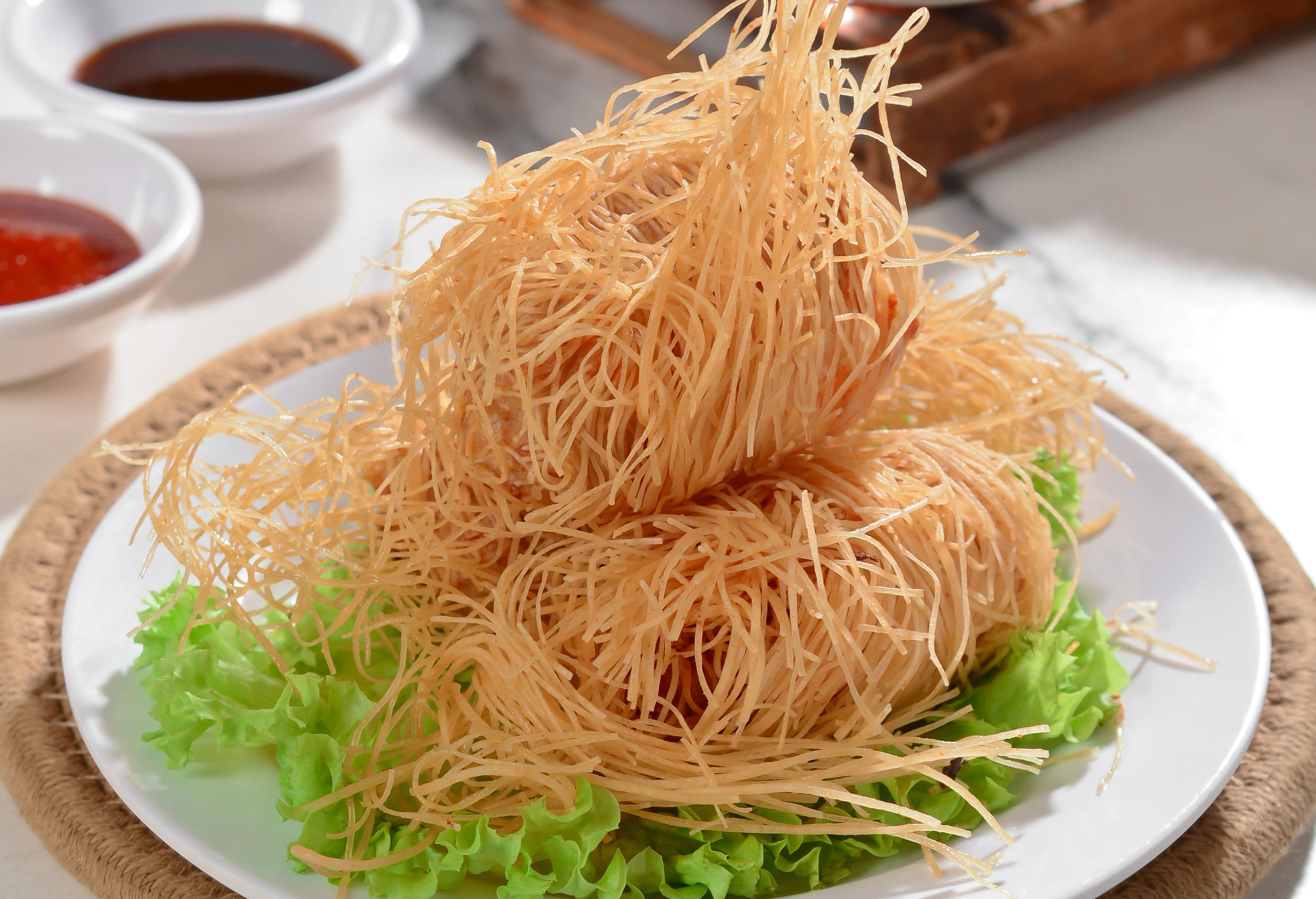 Foo Hou Dim Sum 龙须虾卷 Long Xu Prawn Rolls