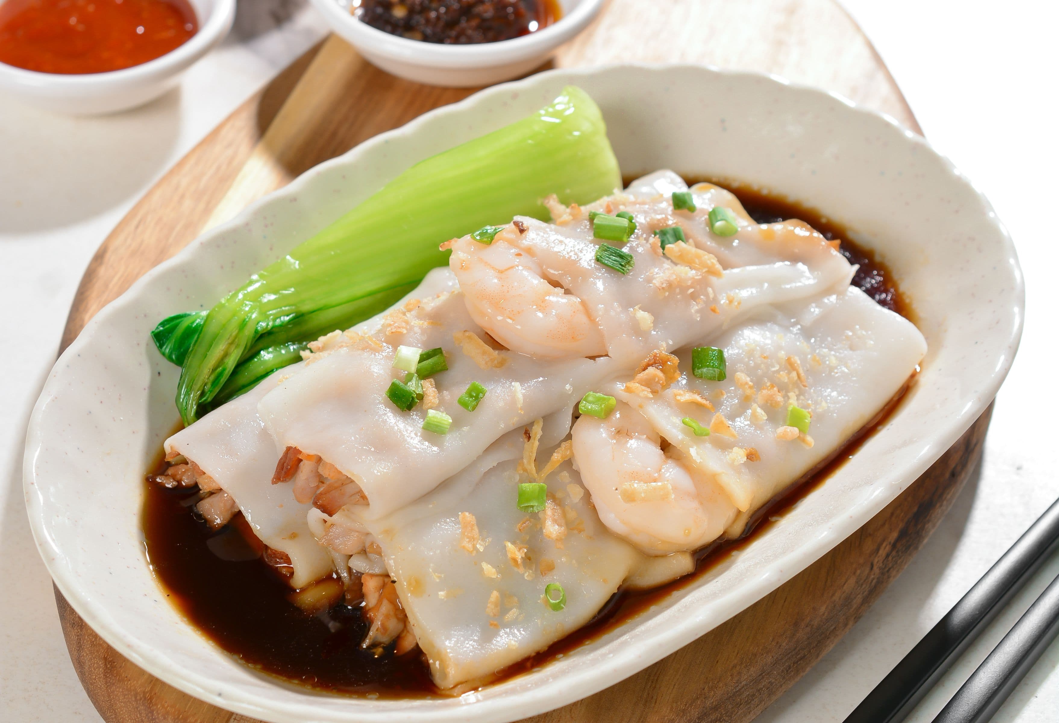 Foo Hou Dim Sum 鸳鸯肠粉 Mixed (Cheong Fun)