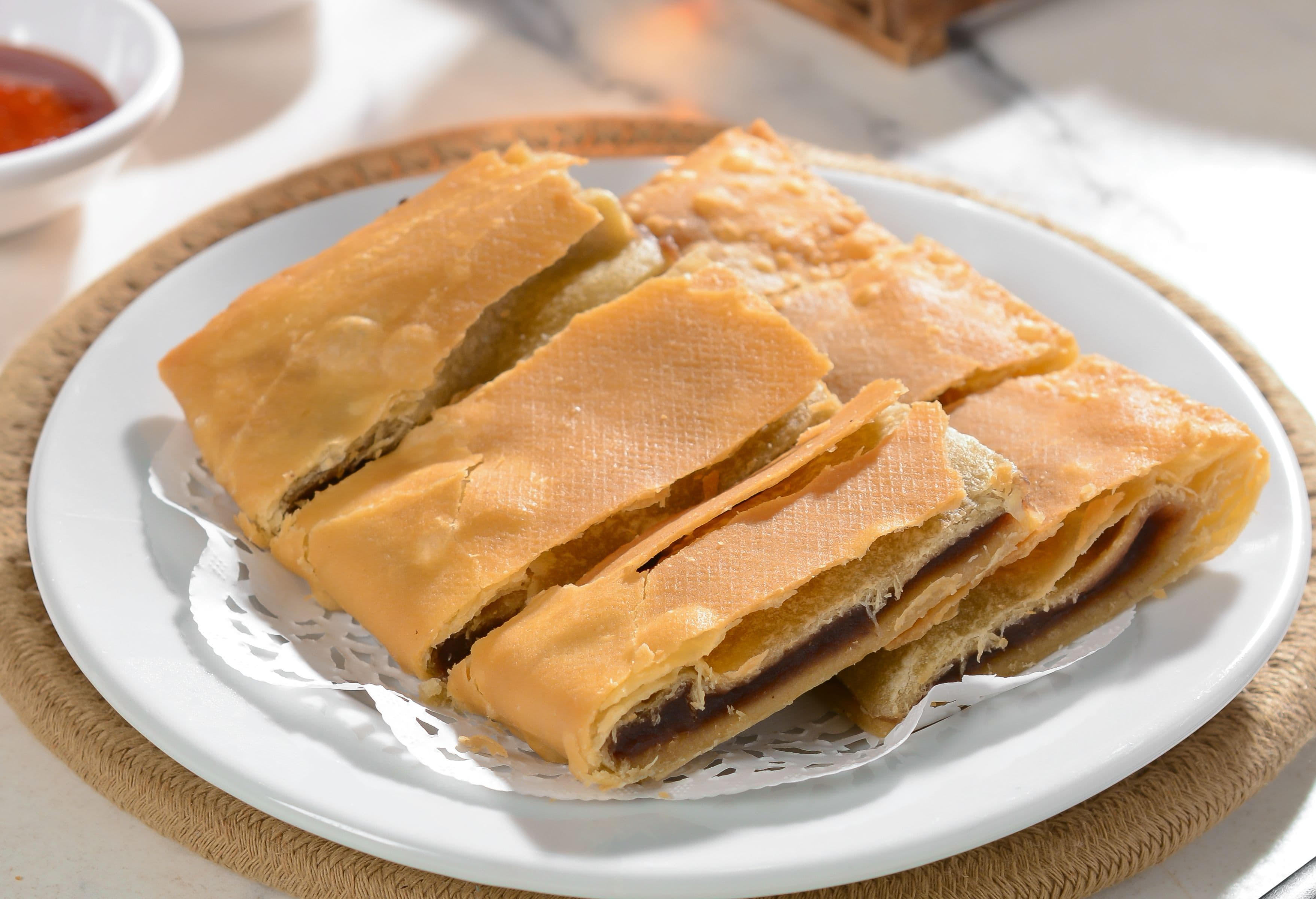 Foo Hou Dim Sum 豆沙锅饼 Pancake with Red Bean Paste