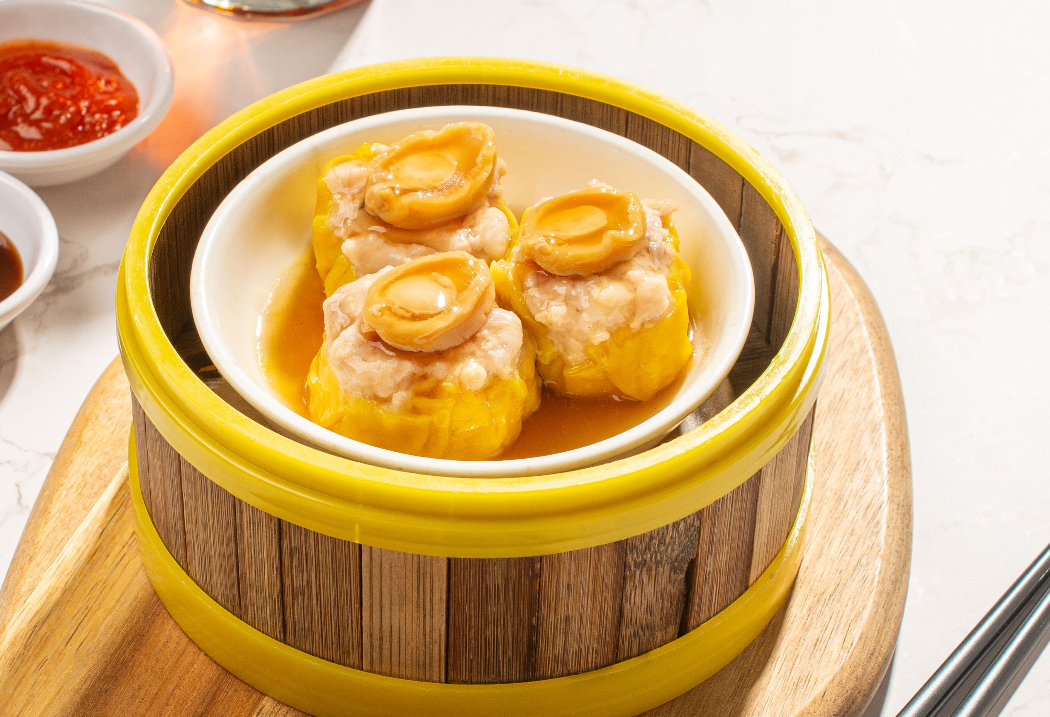 Foo Hou Dim Sum 鲍鱼仔烧卖 Steamed Siew Mai with Abalone