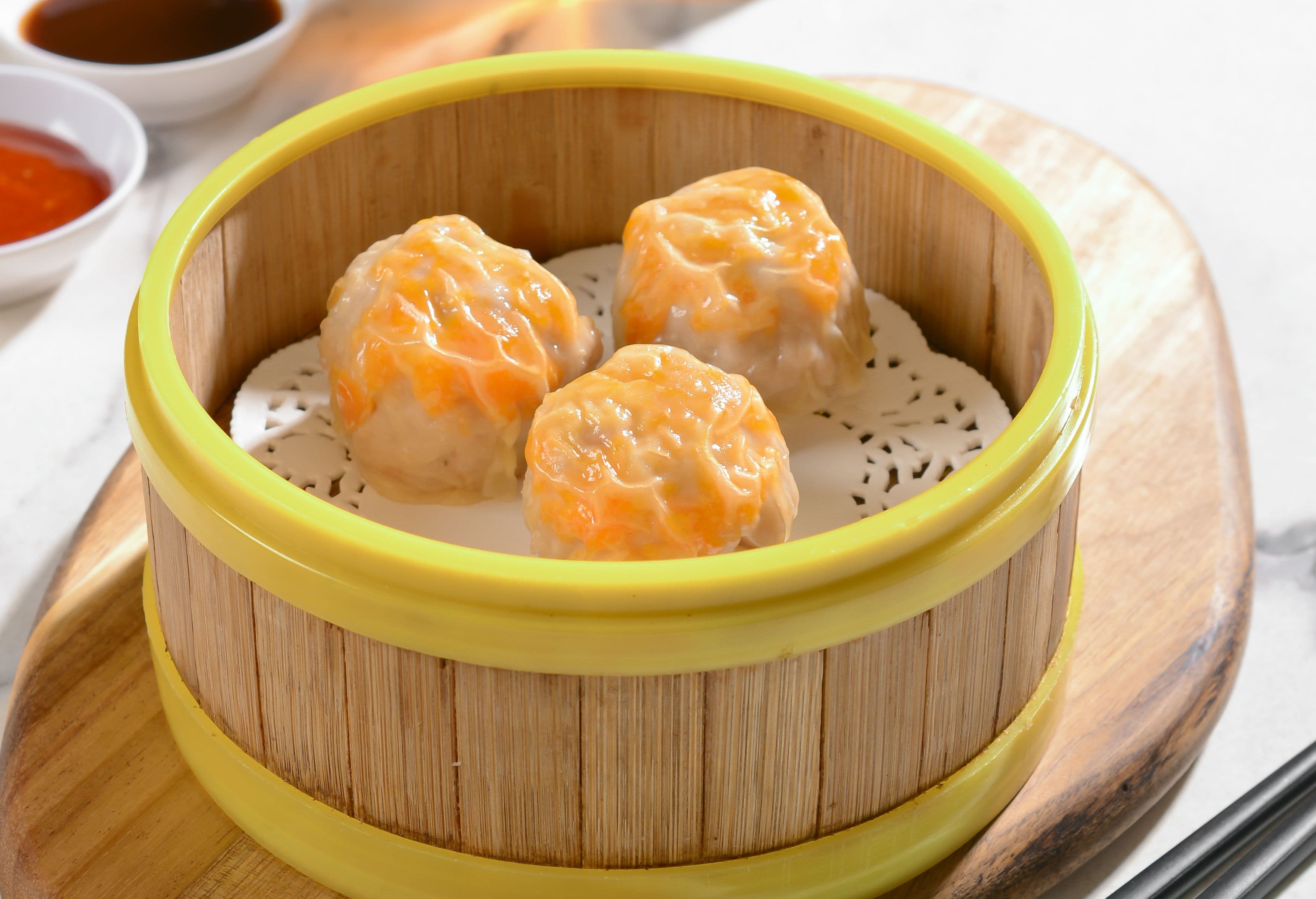 Foo Hou Dim Sum 咸蛋凤凰卖 Steamed Siew Mai with Salted Egg