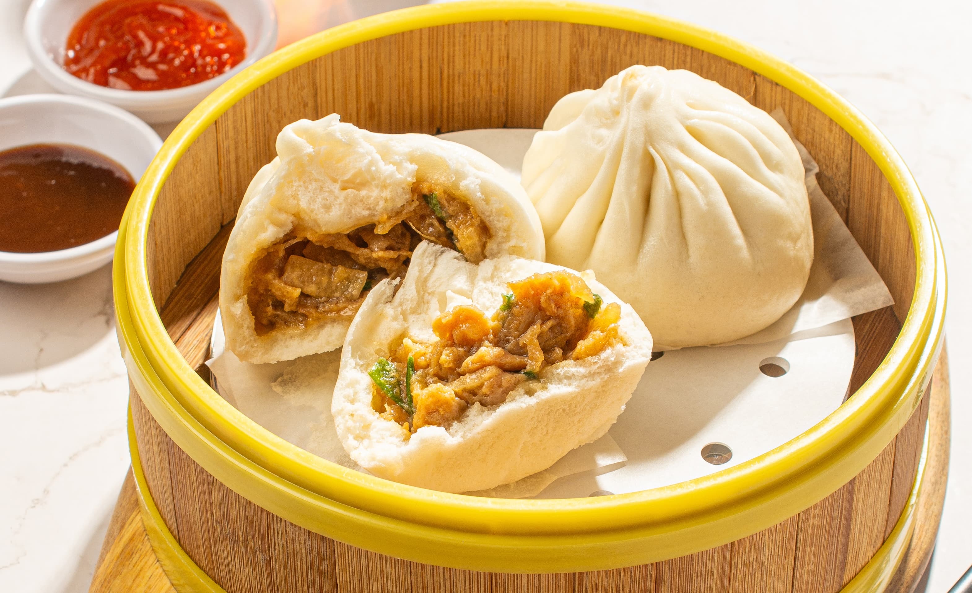 Foo Hou Dim Sum 生肉包 Traditional Sang Yuk Bao